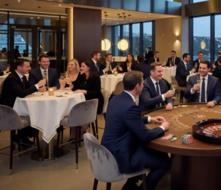 Ukázka elegantních firemních eventů s herními stoly