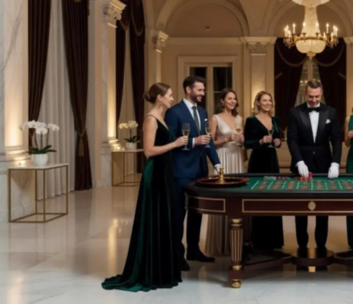 Zážitková ruleta na společenské akci v elegantním prostředí